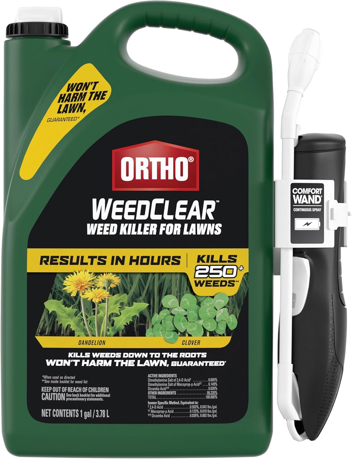Ortho WeedClear Weed Killer for Lawns with Comfort Wand (B0714DBMJ1)