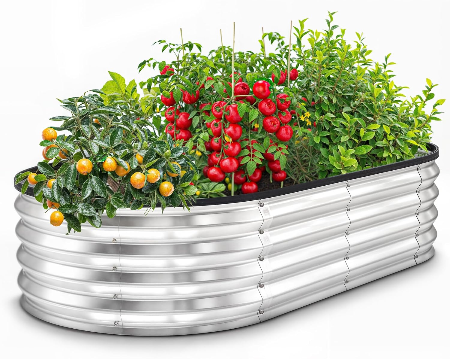 Utopia Home Galvanized Raised Garden Bed Kit