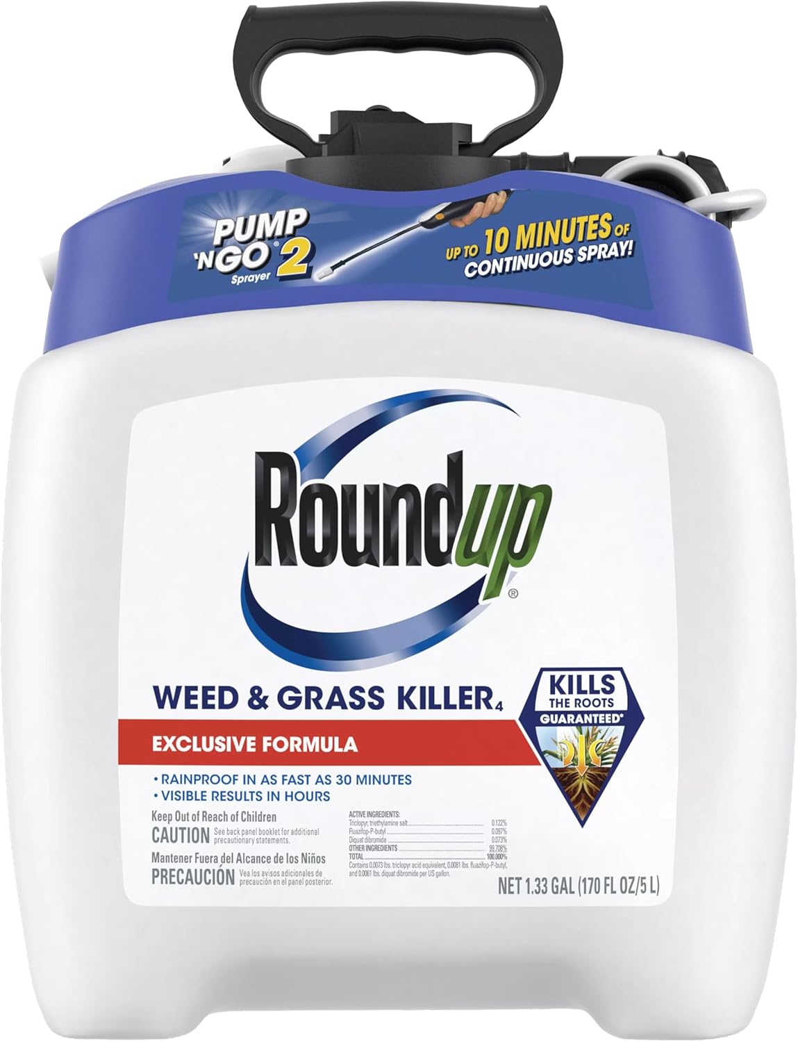 Roundup Weed & Grass Killer4 with Pump 'N Go 2 Sprayer (B0C7YMDV7N)