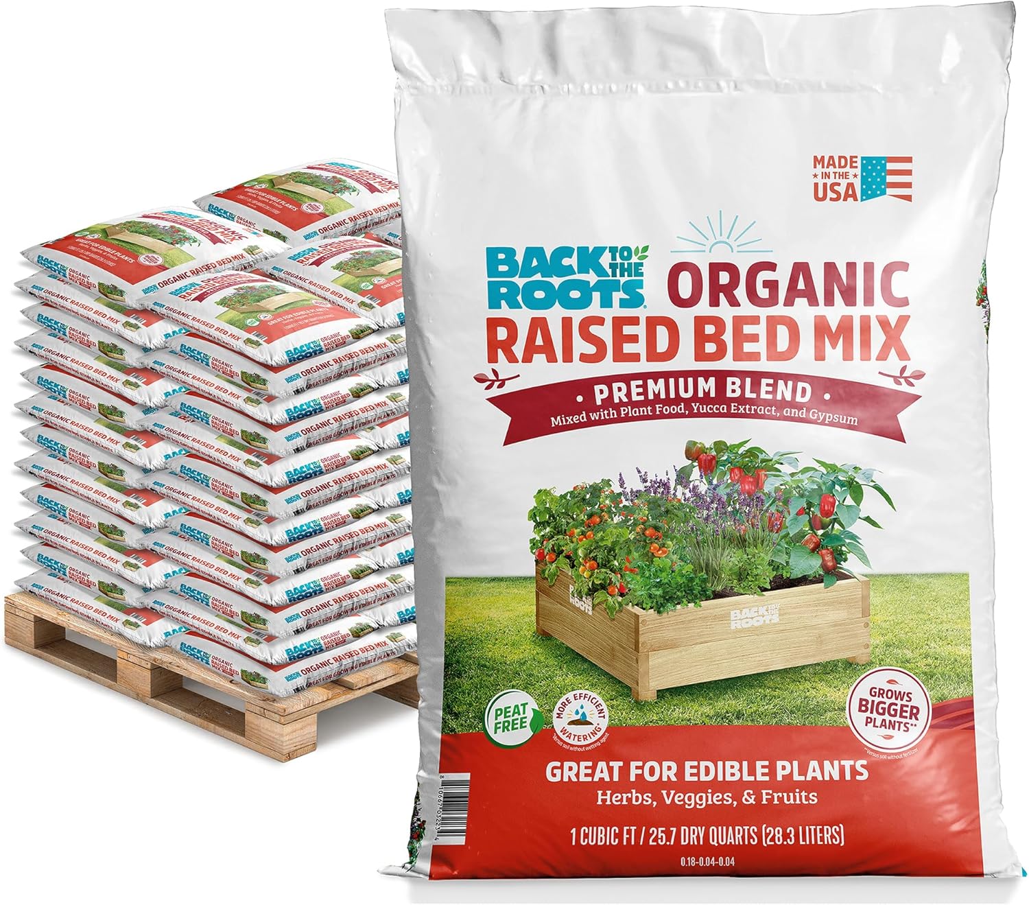 Back to the Roots Organic Raised Bed Soil (B0CM5TM336)