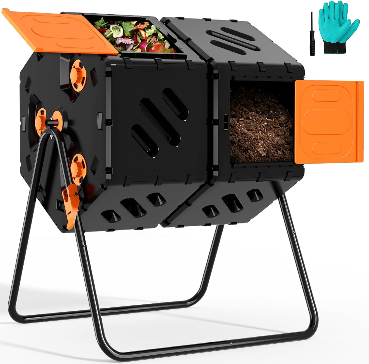 45 Gallon Large Compost Tumbler (B0GQDGJ1D9)